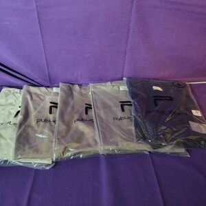 Set Of 5 Large Public Supply Long Sleeve Shirts